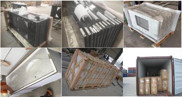 zimbabwe granite countertops  packing and loading