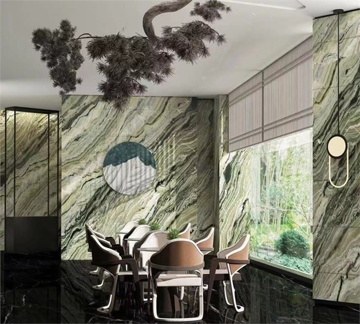 Green Marble Table