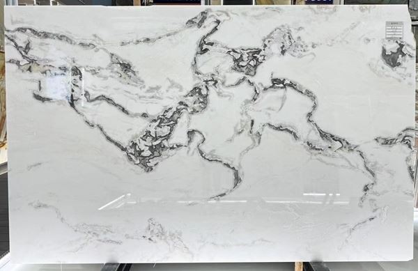 Ústřicová bílá mramorová deska