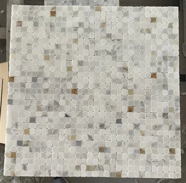 Mramorové mozaikové dlaždice Calacatta Oro