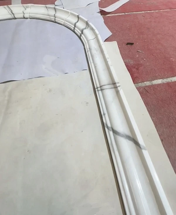 White Marble Interior Door Frame
